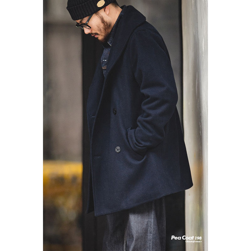 Pea Coat 20oz  海軍ラシャ ウール70.1% ピーコート