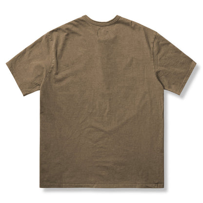 【大人気】ウォッシュド加工　ヘビーウェイト半袖ヘンリーTシャツ