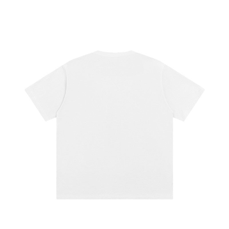猫プリントシンプルＴシャツ2色