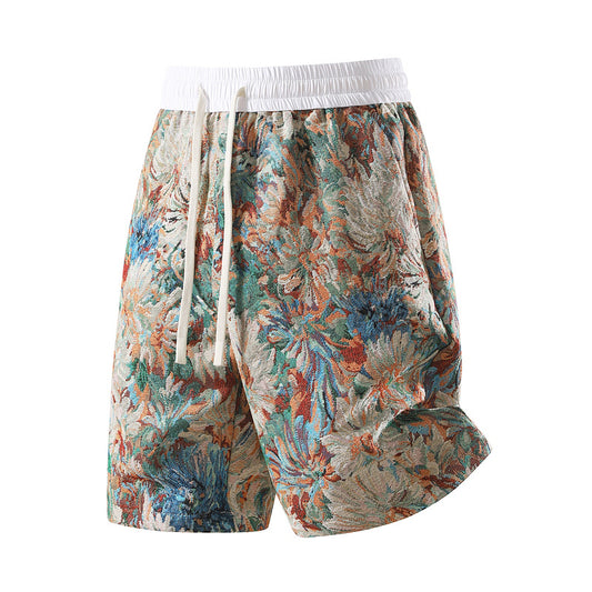 ジャカード夏ショートパンツ