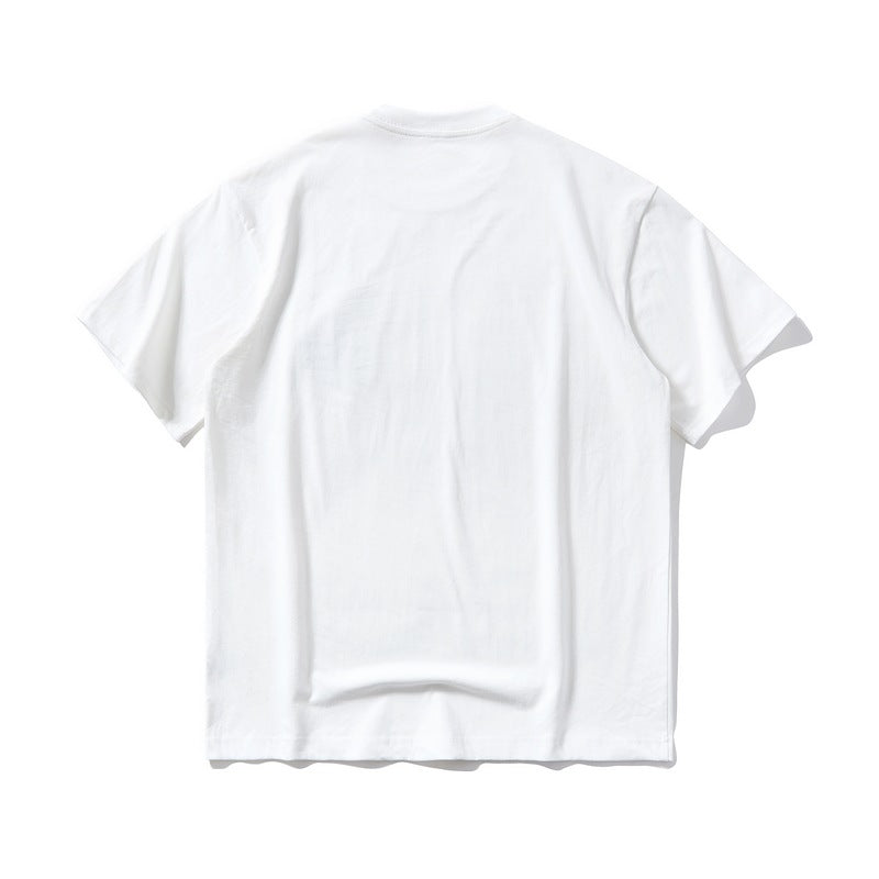 スナップボタンポケットコットンTee