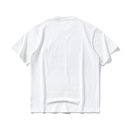 スナップボタンポケットコットンTee