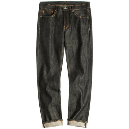 14.5oz赤耳　ウォッシュ加工デニムパンツ