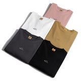 五色選べ270G高品質シンプル半袖Tシャツ