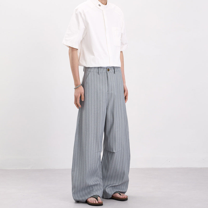 定番ストラップ柄ワイドパンツ2色