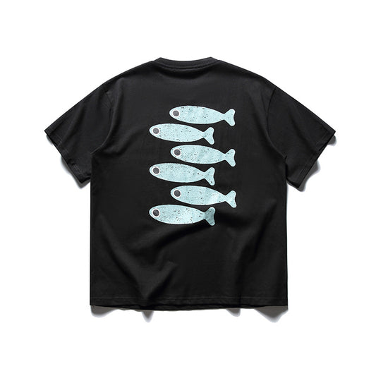 大人カジュアルプリントＴシャツ