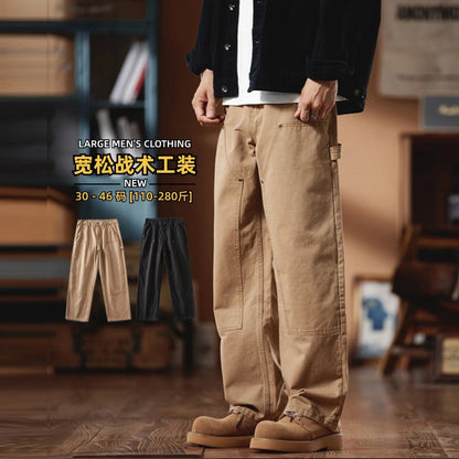 リベット飾りゆったり感カーゴパンツ