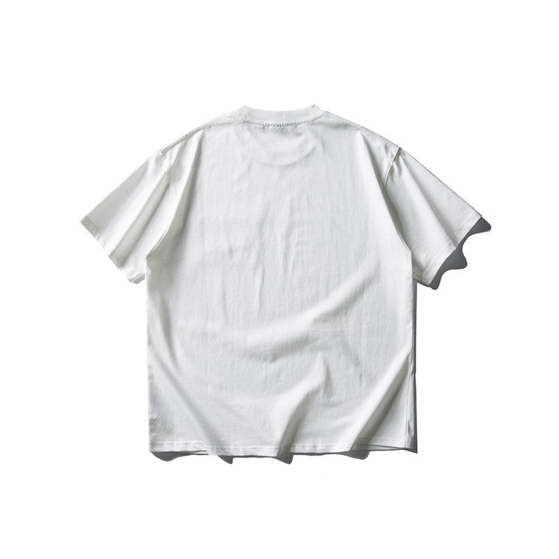 ポケット刺繍大人シンプルコットンＴシャツ