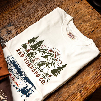 「Outdoor Leisure」シリーズ　プリントヘビーウエイトTシャツ