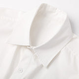 配色ポケットホワイト半袖シャツ
