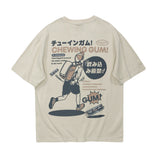 ファッションプリント半袖Tシャツ