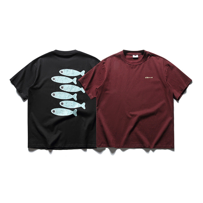 大人カジュアルプリントＴシャツ