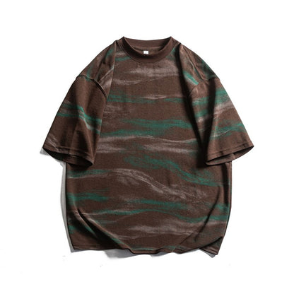 大人ファッション迷彩コットンＴee