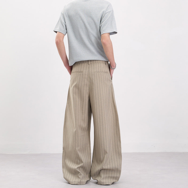 定番ストラップ柄ワイドパンツ2色