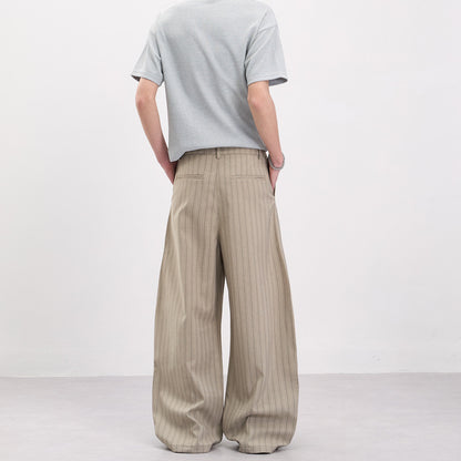 定番ストラップ柄ワイドパンツ2色