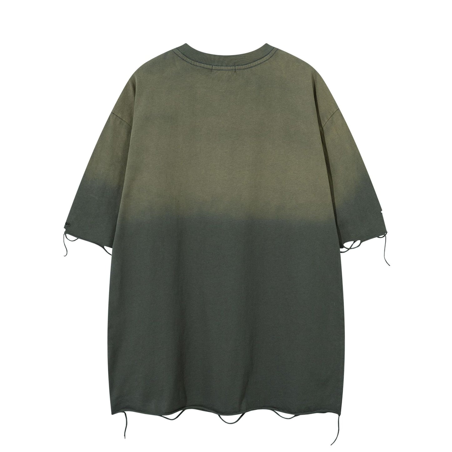 ダメージ加工人気グラデーションＴシャツ