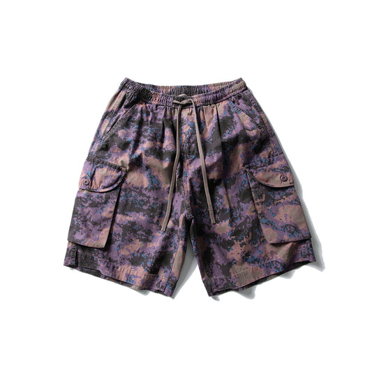 アメカジ迷彩ゆったり感ショートパンツ　
