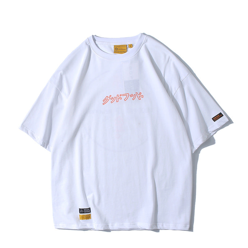 アルファベットカジュアル半袖Tシャツ