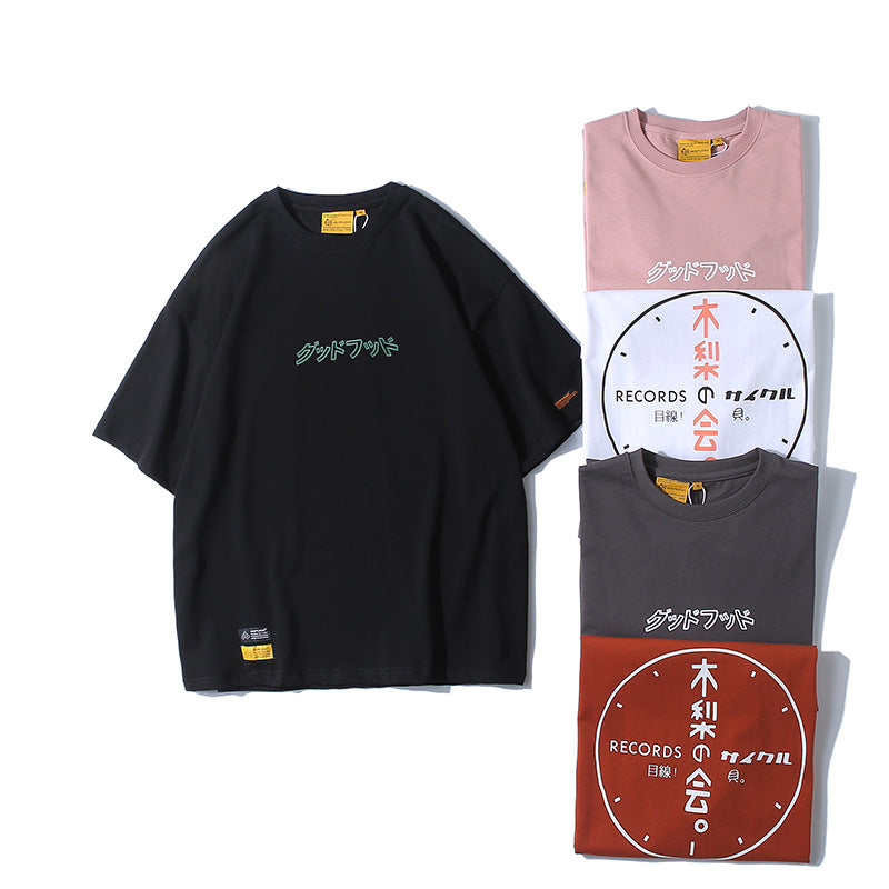 アルファベットカジュアル半袖Tシャツ