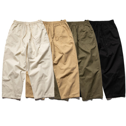 bigポケット付きシンプルチノパンツ