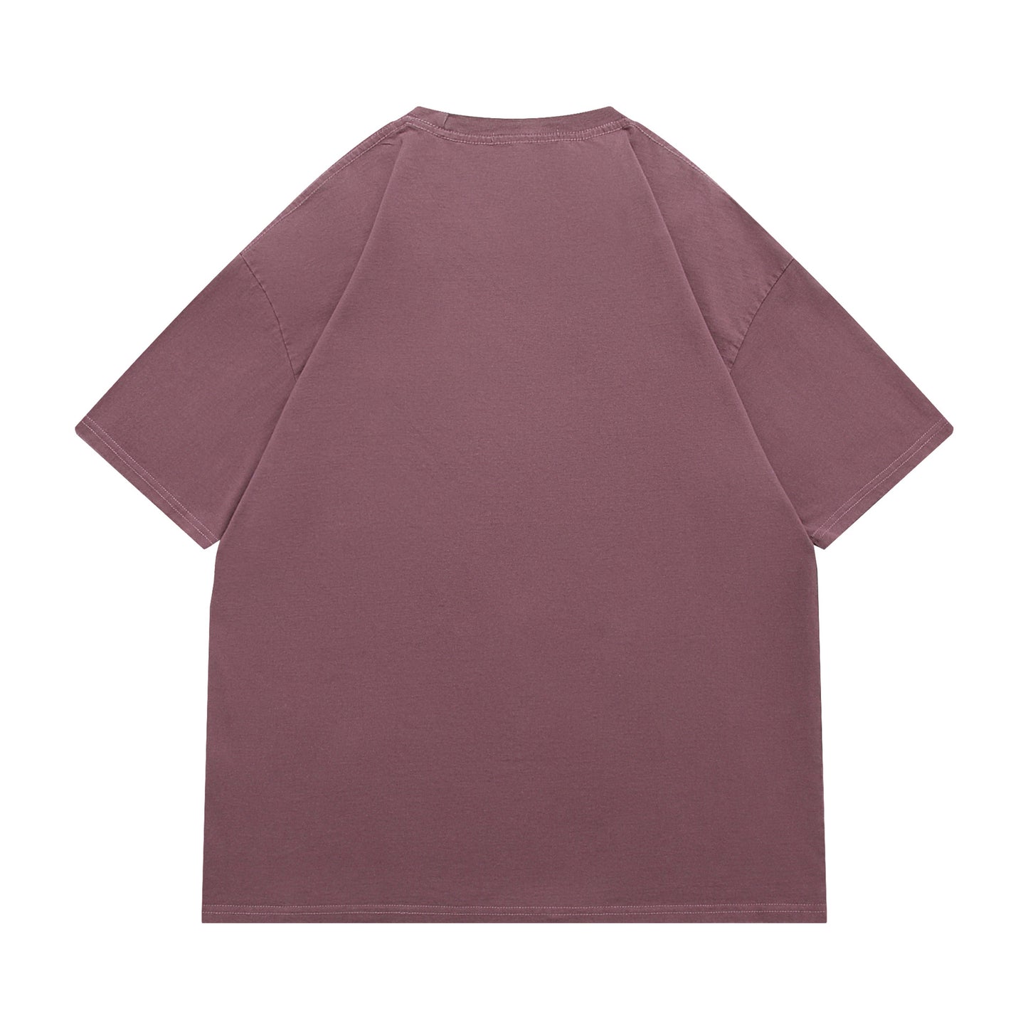 アメカジ紫グラデーションプリントT シャツ