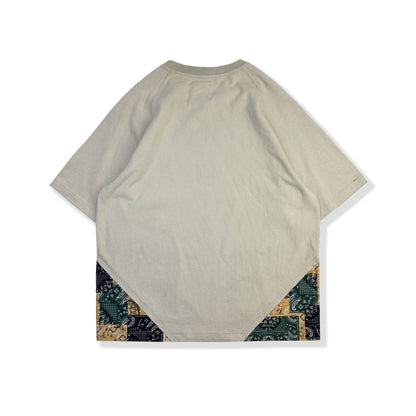 ビンテージ カシュー フラワー半袖Tシャツ