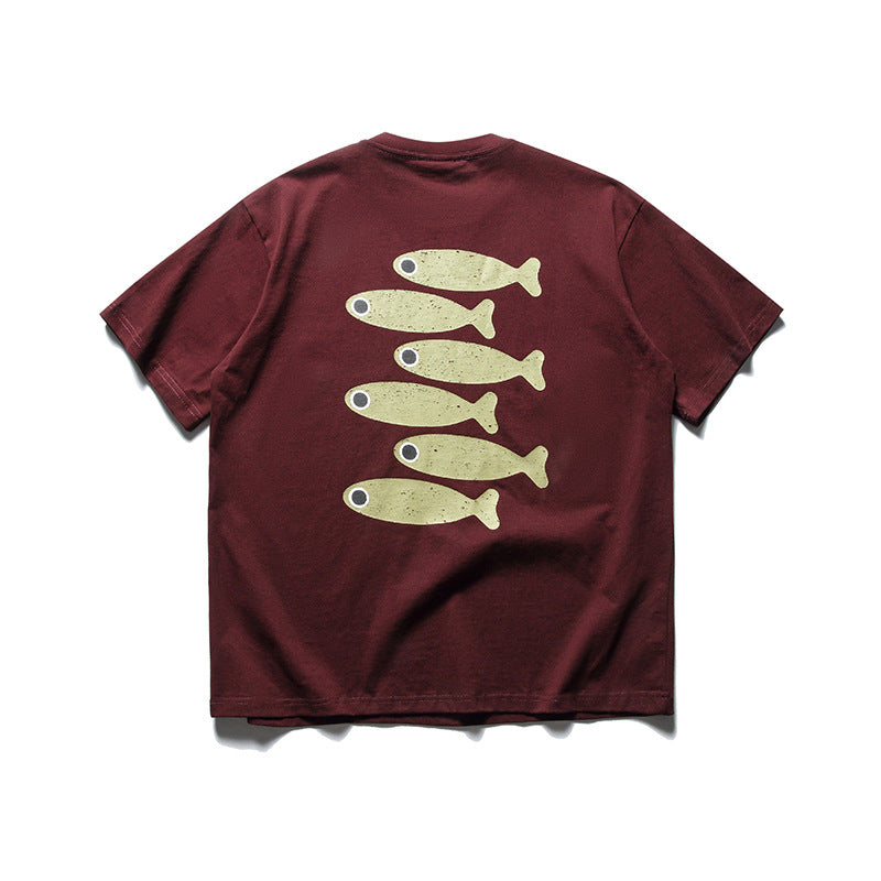 大人カジュアルプリントＴシャツ
