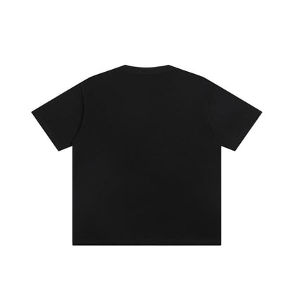 猫プリントシンプルＴシャツ2色