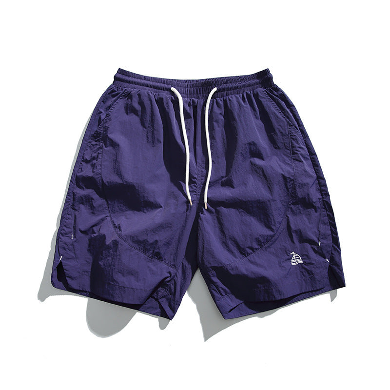 吸汗速乾シンプル無地ショートパンツ
