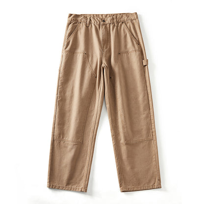 リベット飾りゆったり感カーゴパンツ