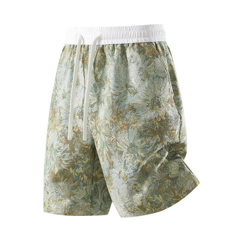 ジャカード夏ショートパンツ