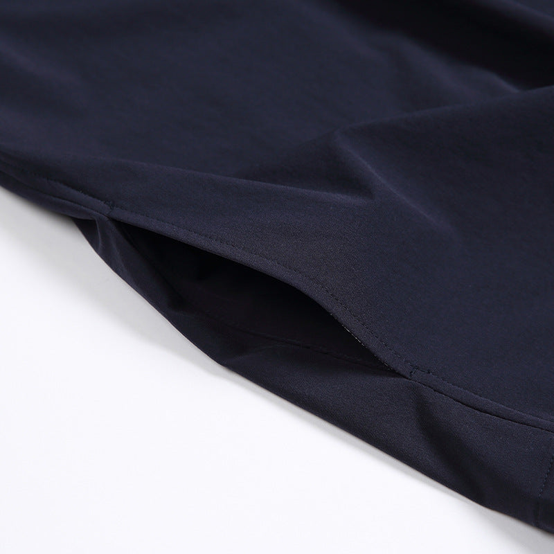 ファッション切り替えポケット半袖Tシャツ