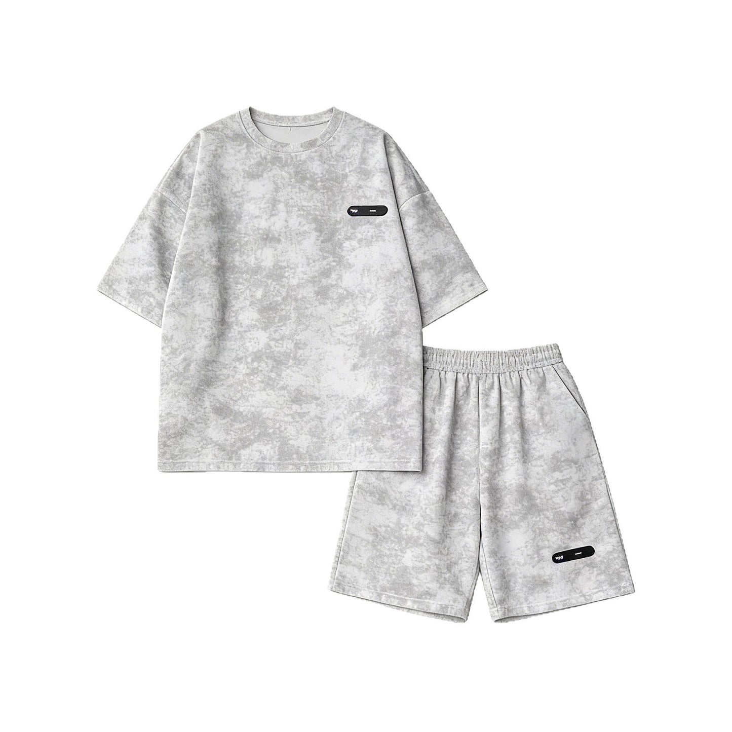 タイダイ染2点セット　Ｔシャツ+ショートパンツ