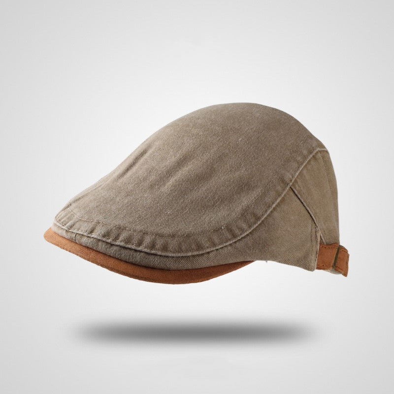 エスニック風配色ウオッシュキャップ