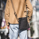 WAXED CANVAS　撥水加工クロスボディバッグ