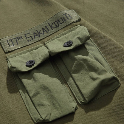 ミリタリーポケット半袖Tシャツ
