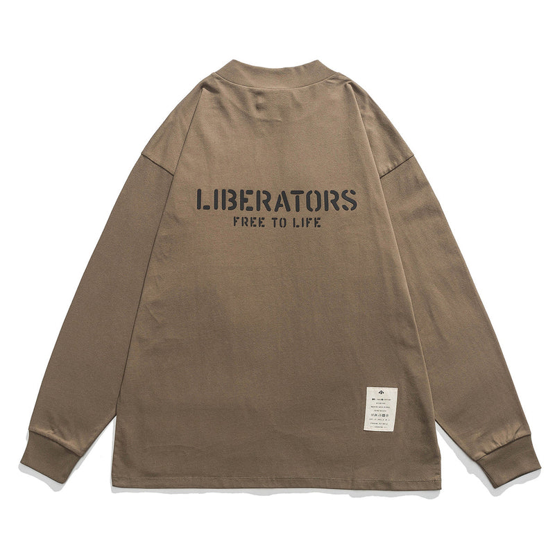 B-24 LIBERATOR　ミリタリー長袖Tシャツ