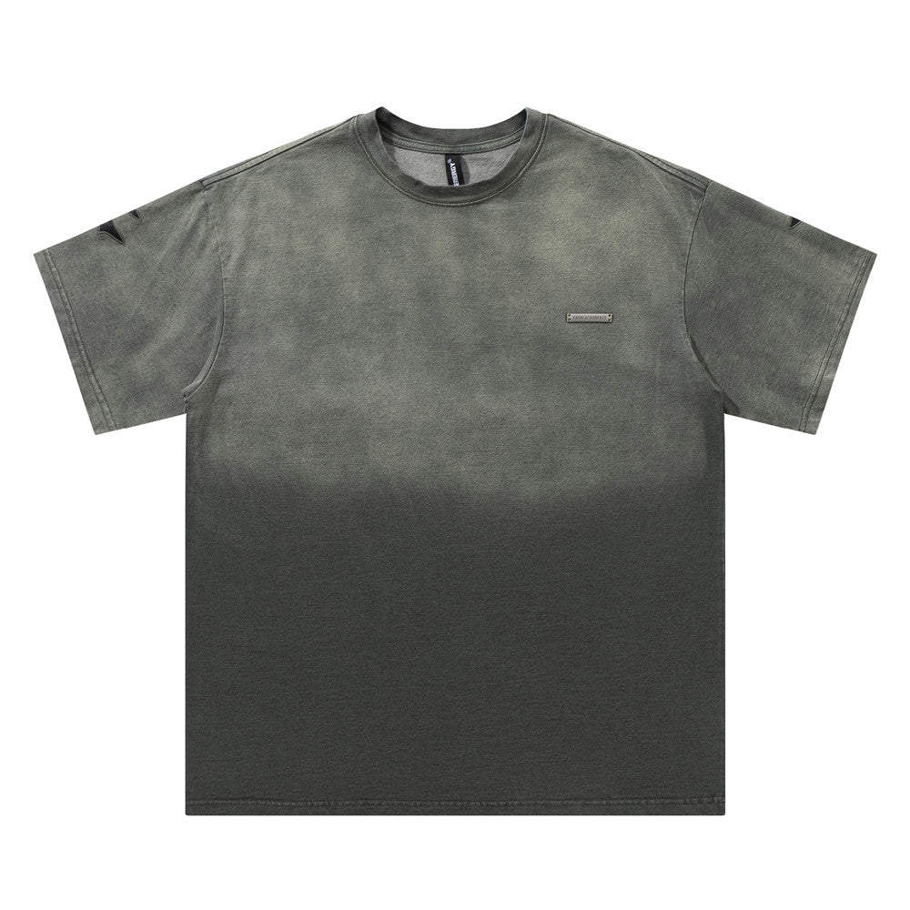 グラデーションアルファベット半袖Tシャツ