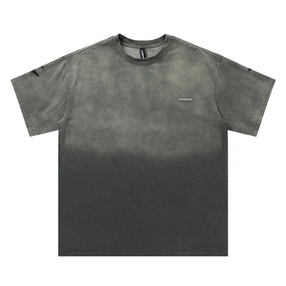 グラデーションアルファベット半袖Tシャツ