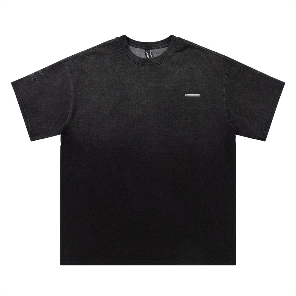 グラデーションアルファベット半袖Tシャツ