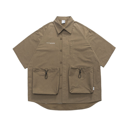 Pocket Outdoor Short Sleeve Work Shirt
