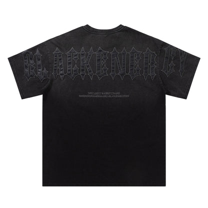 グラデーションアルファベット半袖Tシャツ