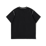 ファッション切り替え半袖Tシャツ