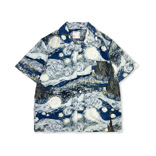 The Starry Night All-Over Print Aloha Shirt