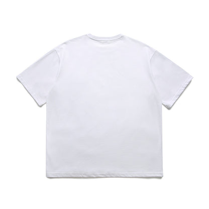 ポケット付き配色半袖Tシャツ