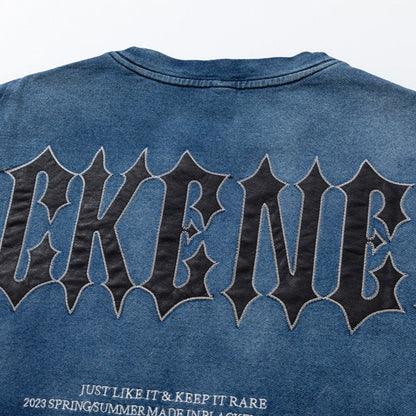 グラデーションアルファベット半袖Tシャツ
