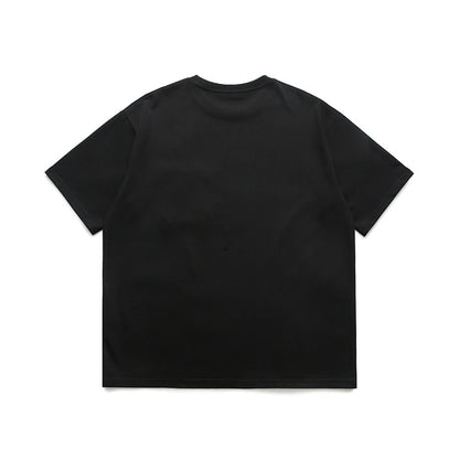 ポケット付き配色半袖Tシャツ