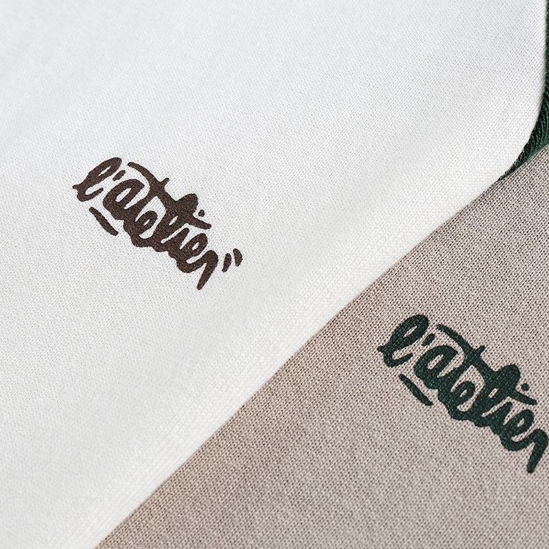 アルファベット配色切り替えTシャツ