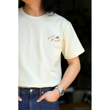 ヘビーウェイト　ピンナップ・ガール3色プリントコットンTee　