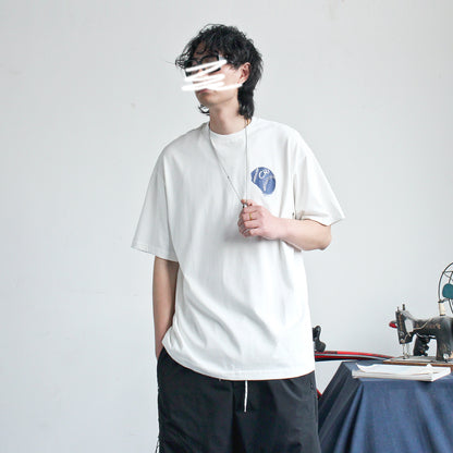 野球プリントコットンTシャツ